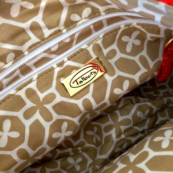 Talbots Woven Pink Handbag - Picture 5 of 5